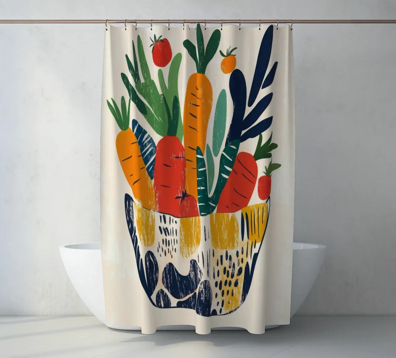 Un'esplosione di sapori e colori tenda da doccia da Pop and Fruits - Affiches & posters