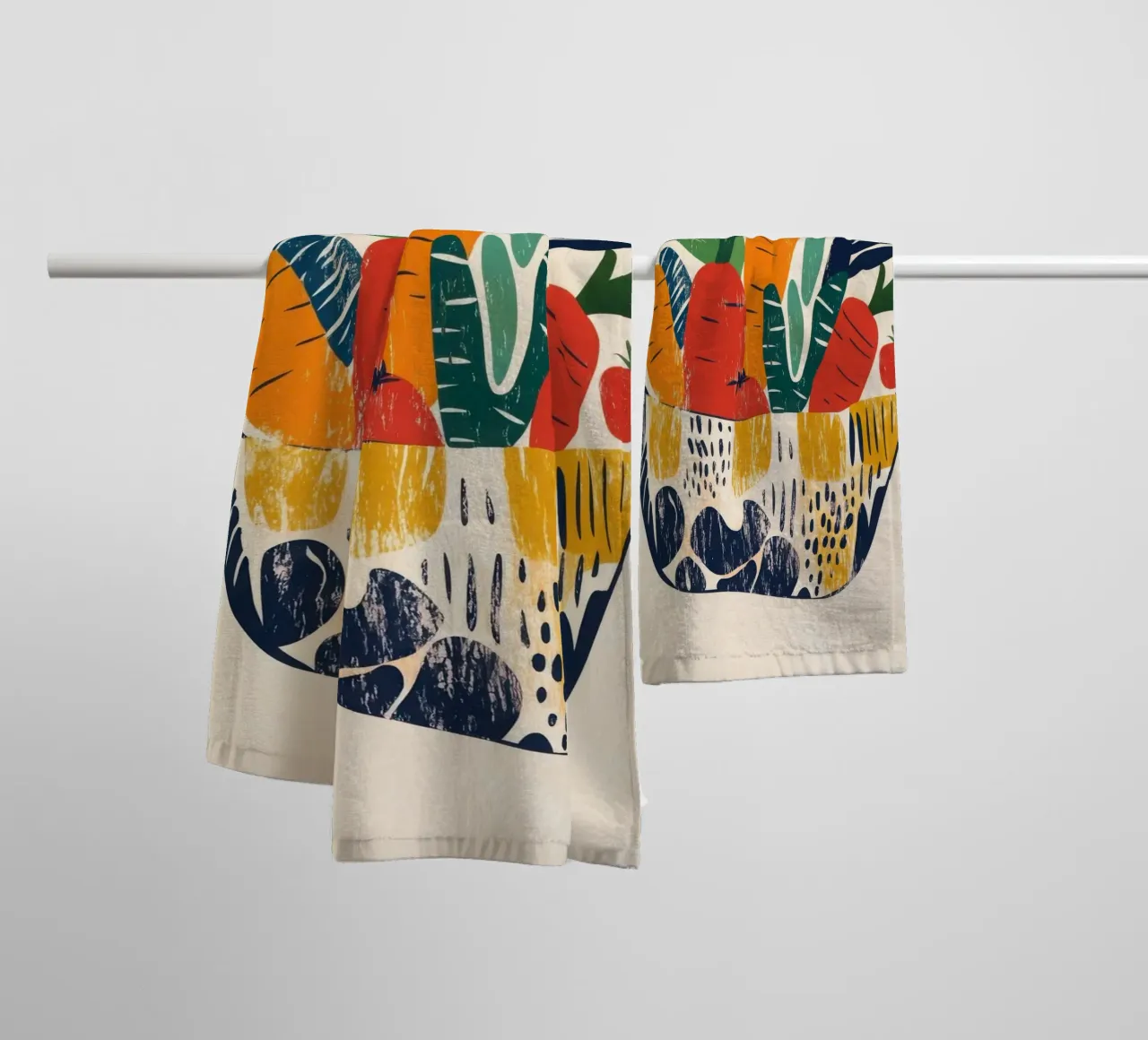 Un'esplosione di sapori e colori asciugamano da bagno da Pop and Fruits - Affiches & posters