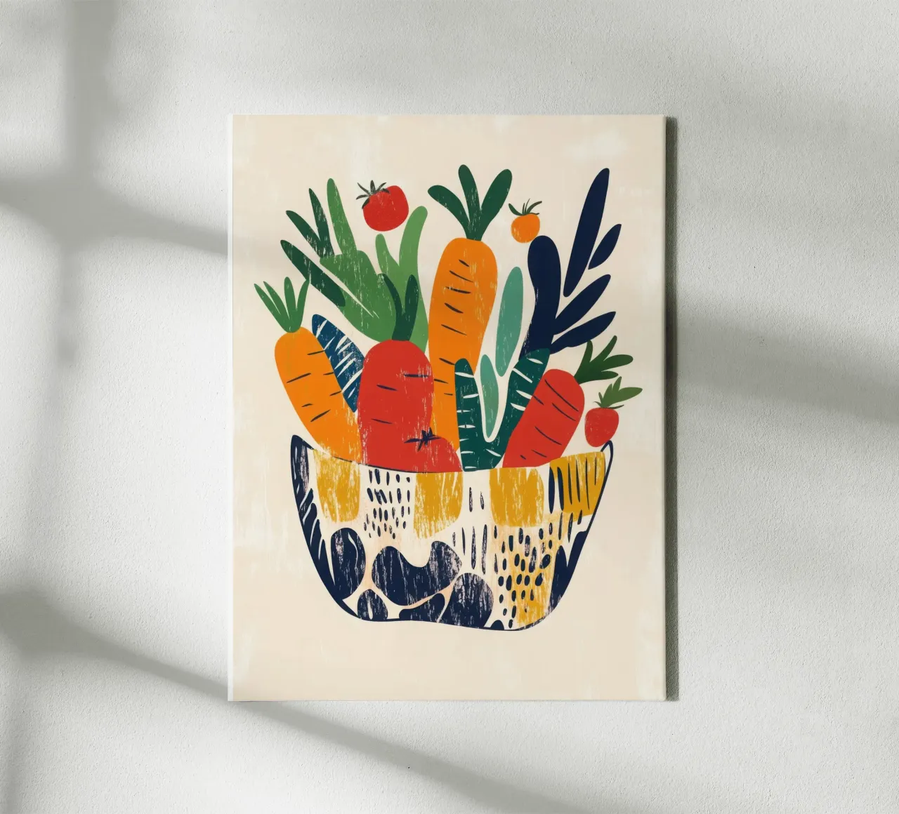 Un'esplosione di sapori e colori tela con Cornice a cassetta da Pop and Fruits - Affiches & posters