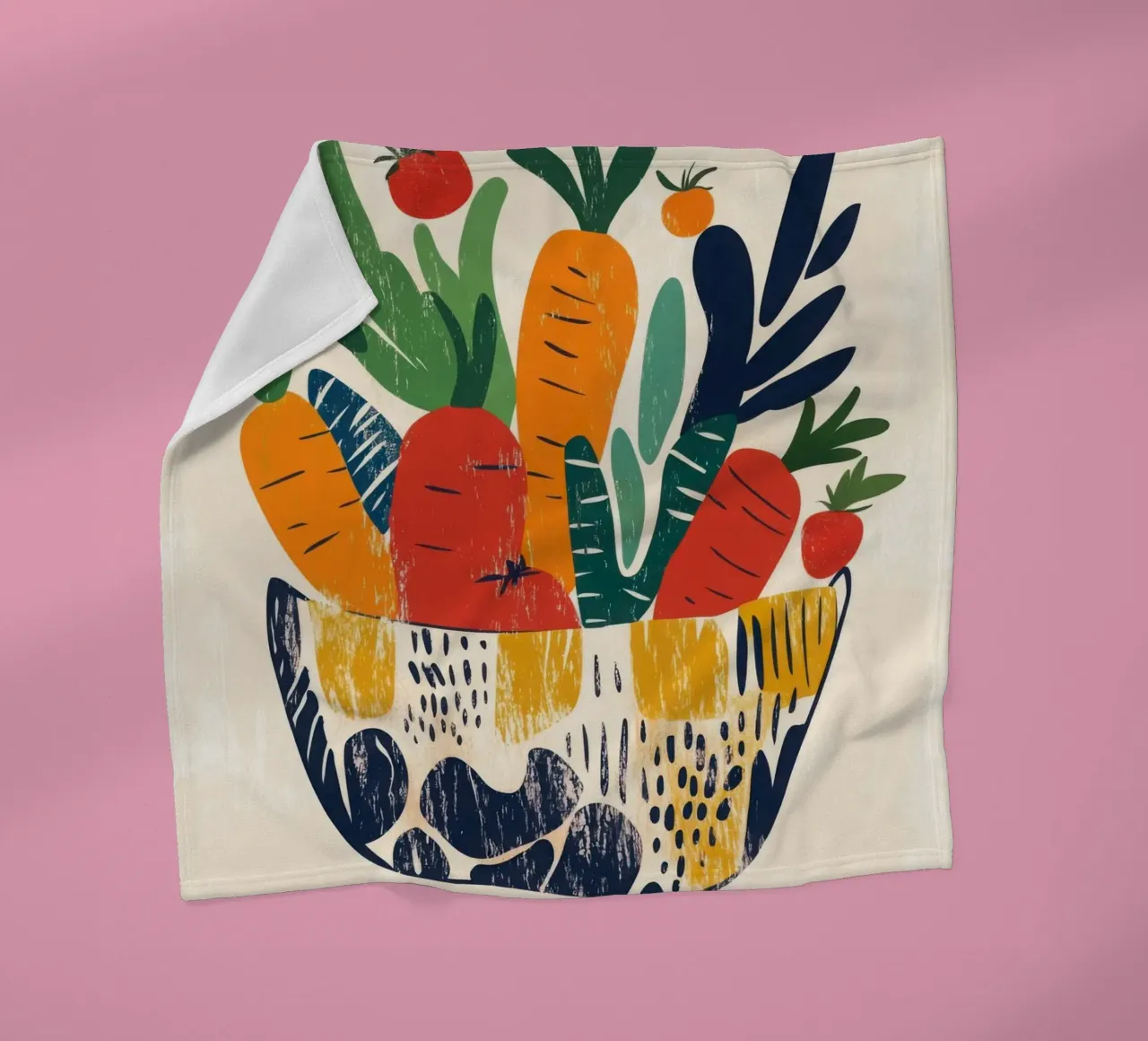 Un'esplosione di sapori e colori coperta in pile da Pop and Fruits - Affiches & posters