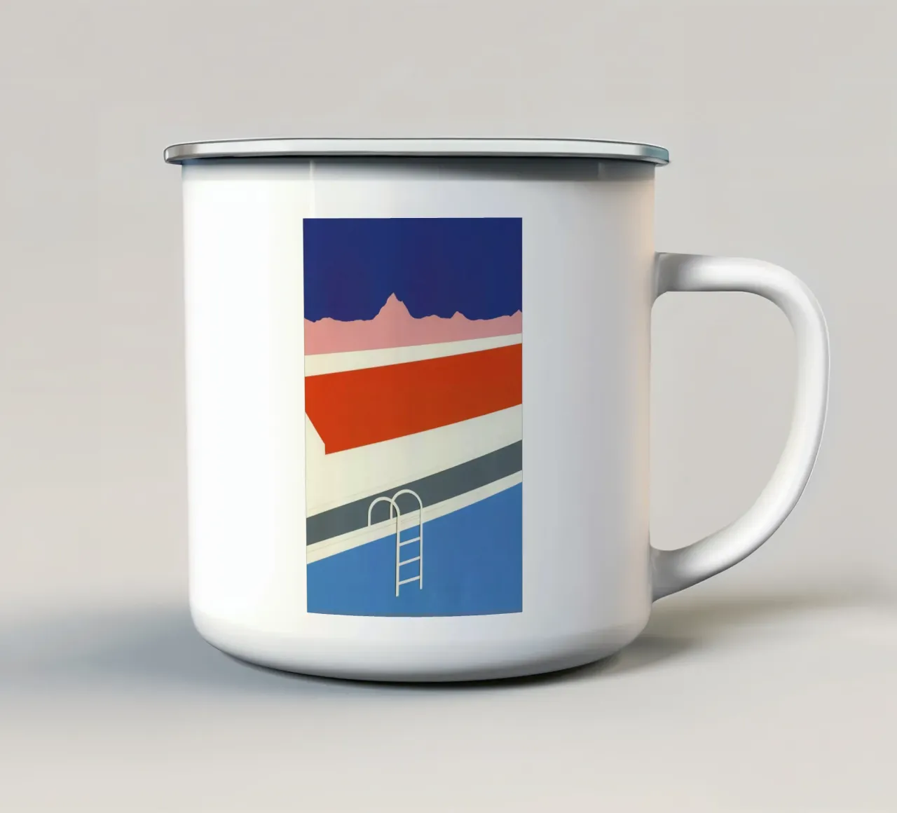 Keoughs Hot Springs tazza in smalto da Rosi Feist