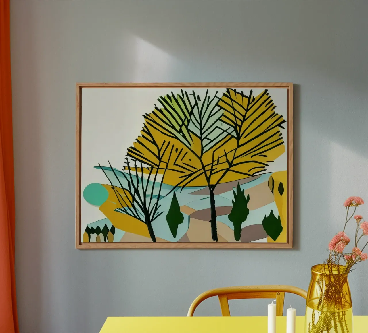 Excursion_landscape_4 forex plate by Abstract Art by LK