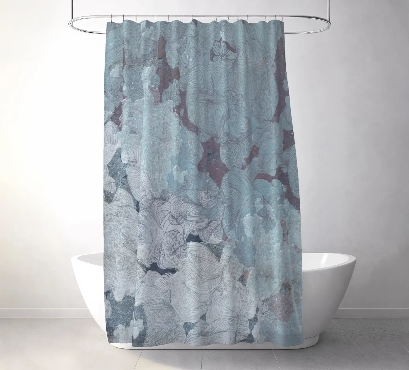 Wolken Duschvorhang von Giulio Iurissevich