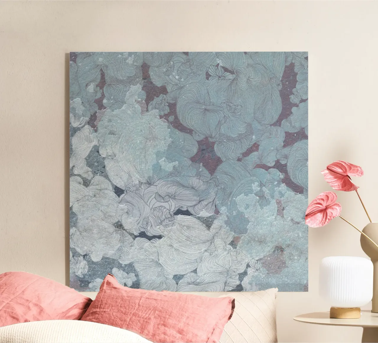 clouds acryl van Giulio Iurissevich