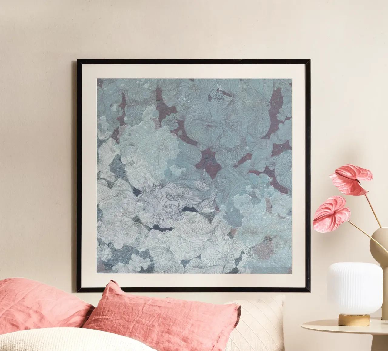 clouds poster by Giulio Iurissevich