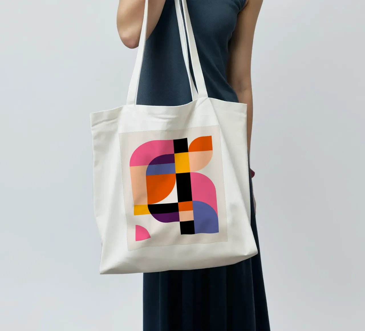 Bold Abstraction 3 borsa in juta da susanapaz