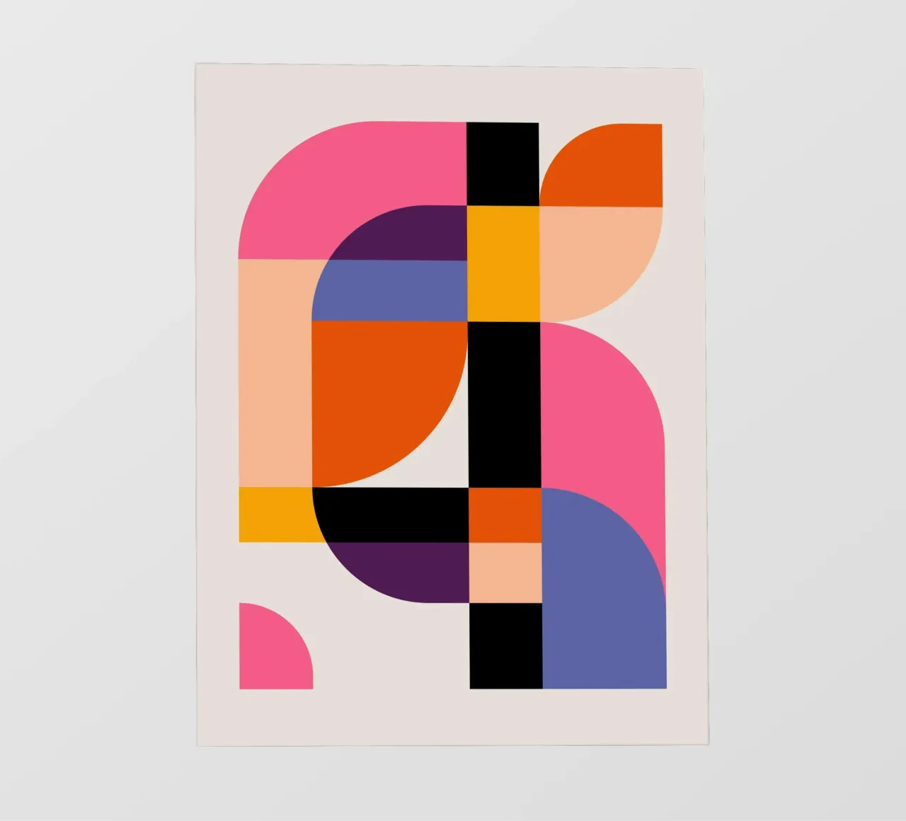 Bold Abstraction 3 PVC Plane von susanapaz