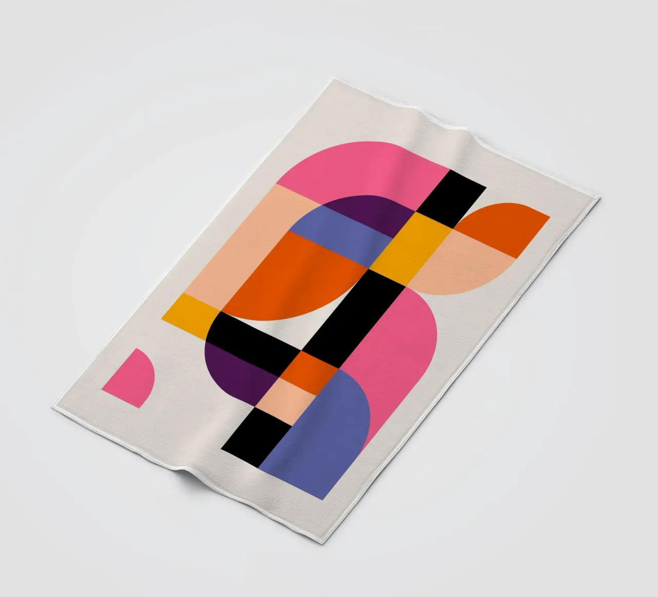 Bold Abstraction 3 coperta in pile da susanapaz