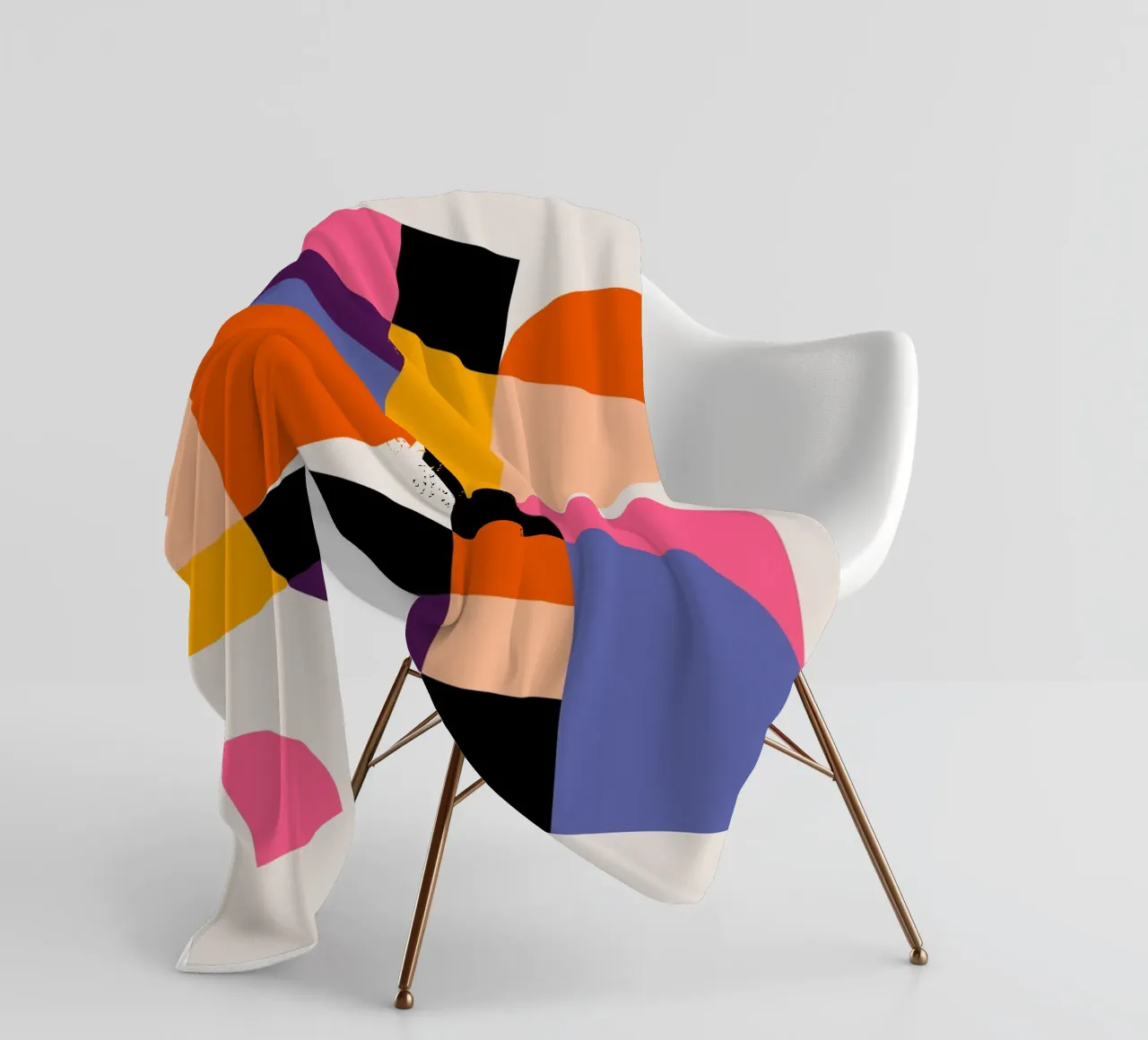 Bold Abstraction 3 coperta in pile da susanapaz