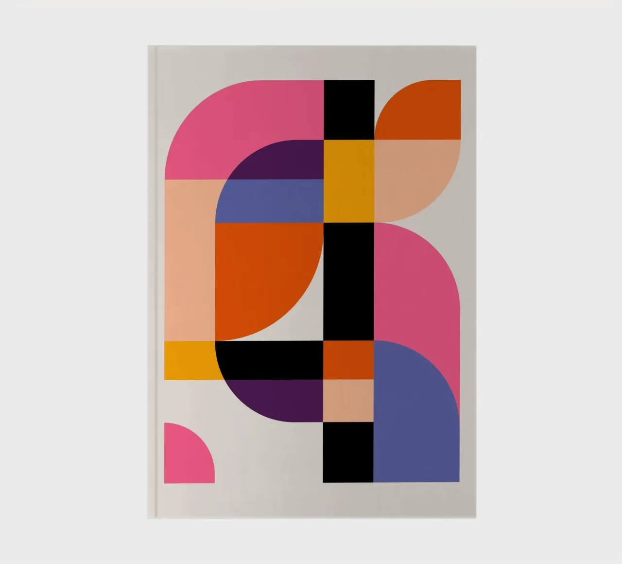 Bold Abstraction 3 Notizbuch von susanapaz