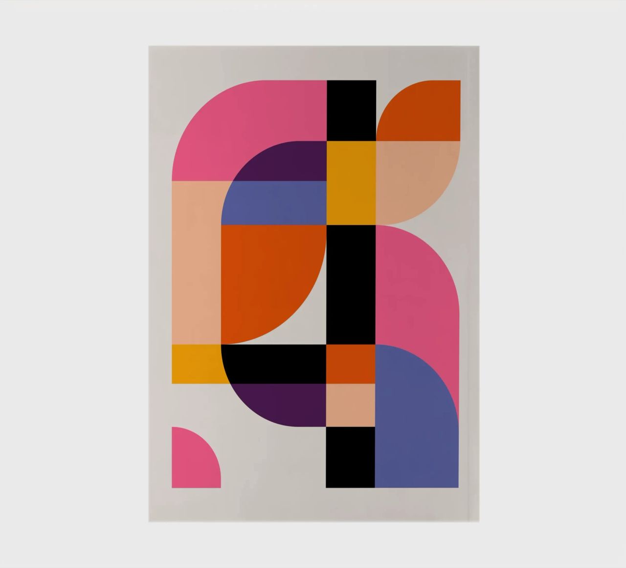Bold Abstraction 3 notebook by susanapaz