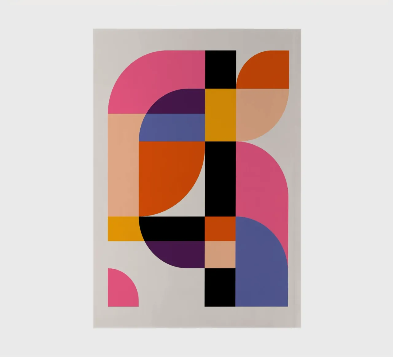 Bold Abstraction 3 Notizbuch von susanapaz