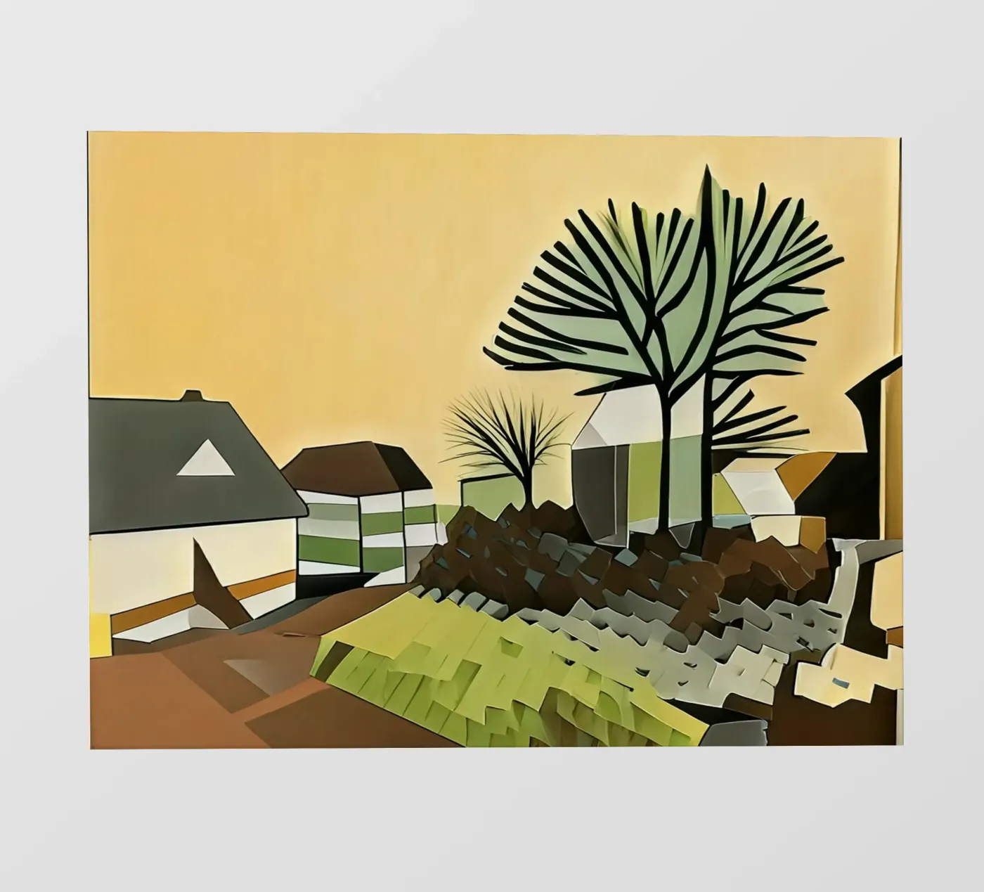 Excursion_landscape_5 backlit film by Abstract Art by LK