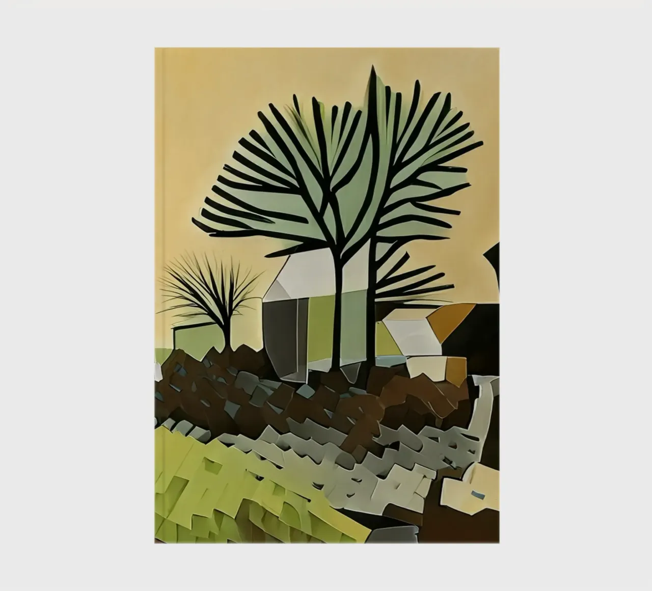 Excursion_landscape_5 notebook by Abstract Art by LK