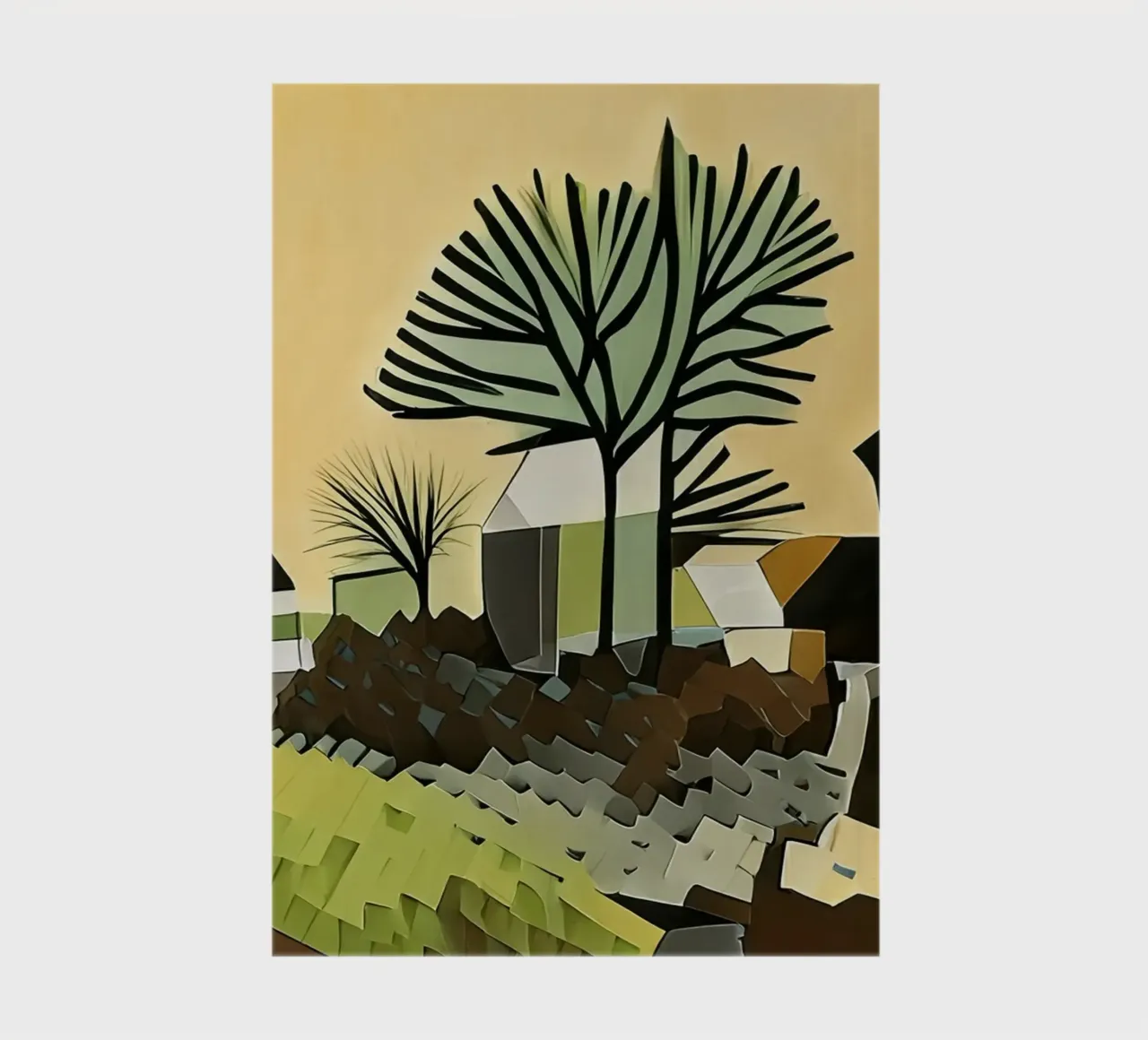 Excursion_landscape_5 notebook by Abstract Art by LK