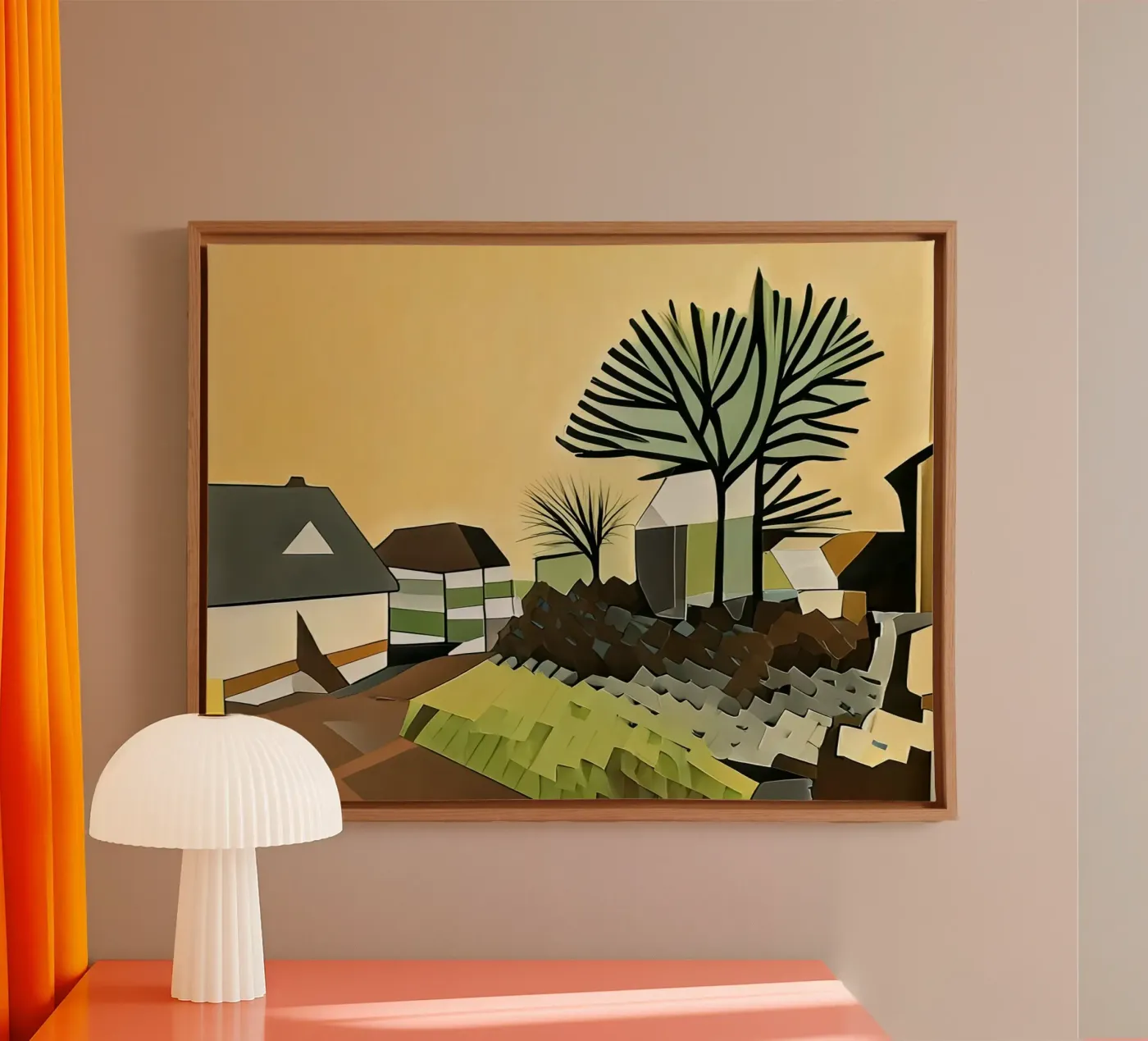 Excursion_landscape_5 canvas van Abstract Art by LK