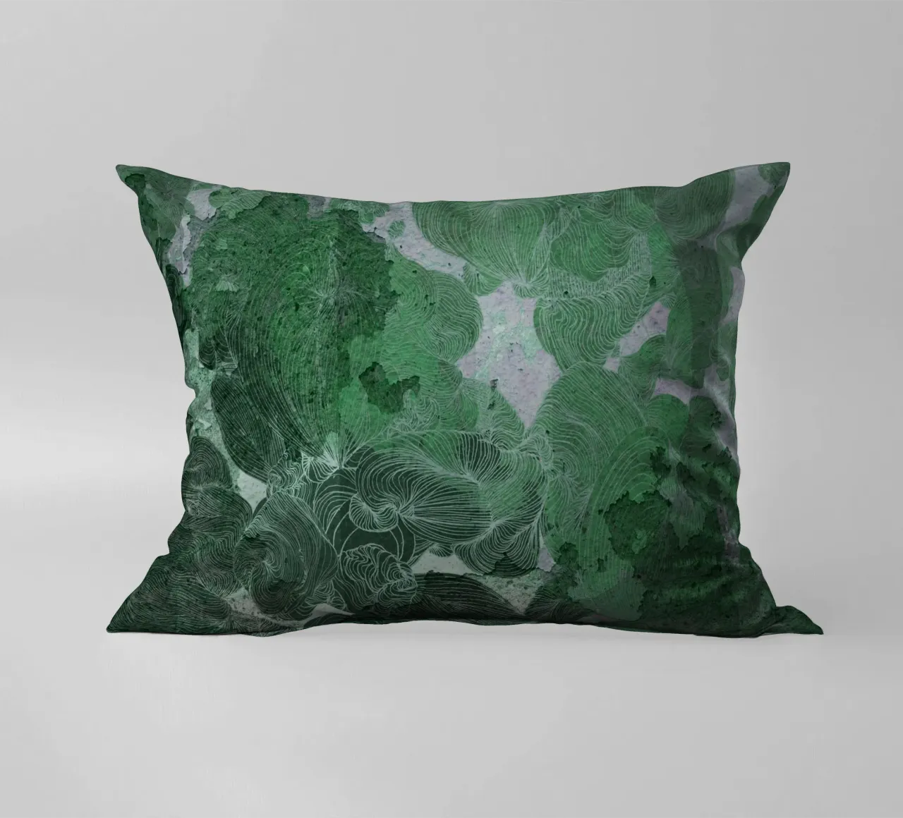 green decorative cushion by Giulio Iurissevich