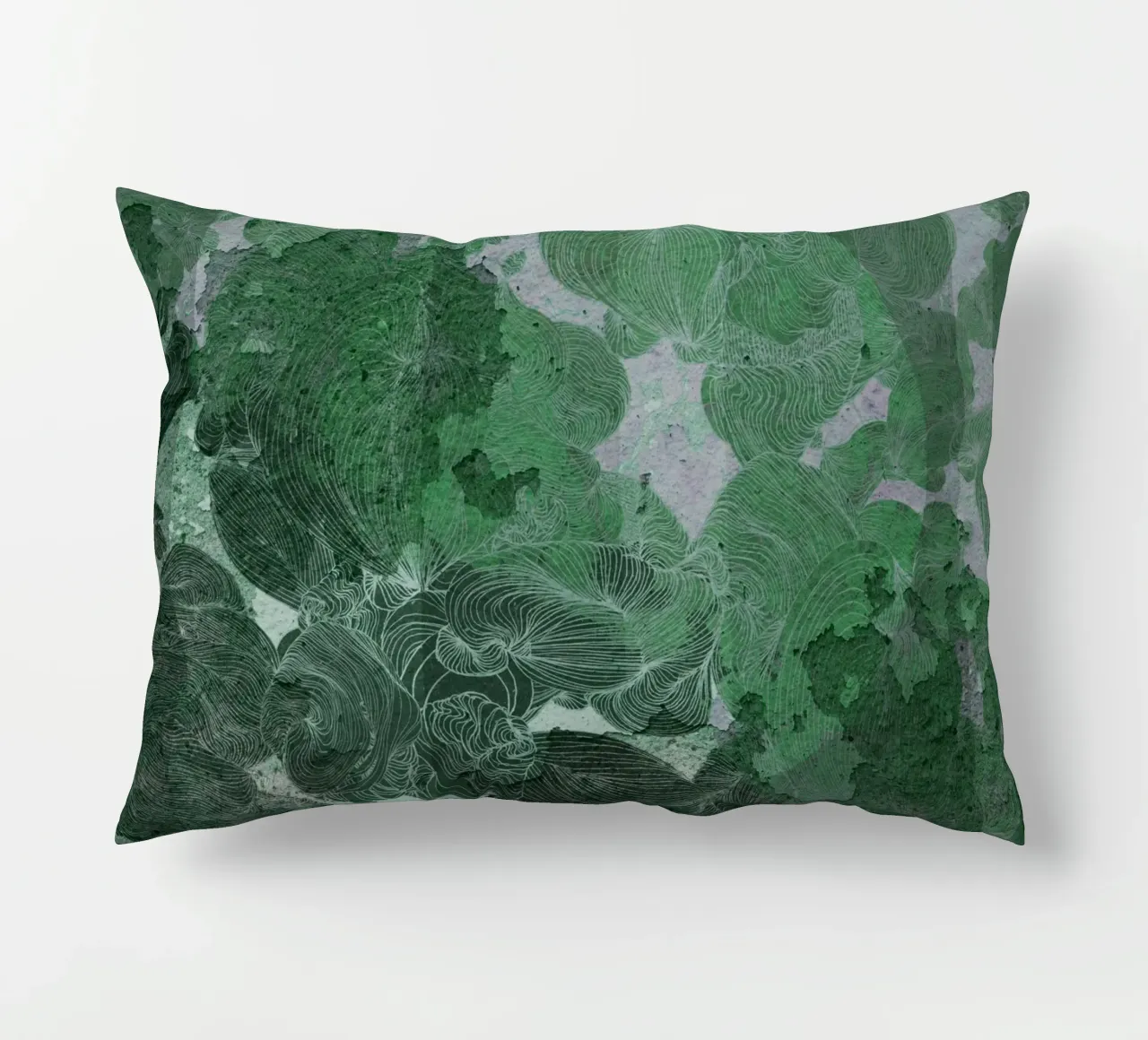 green decorative cushion by Giulio Iurissevich