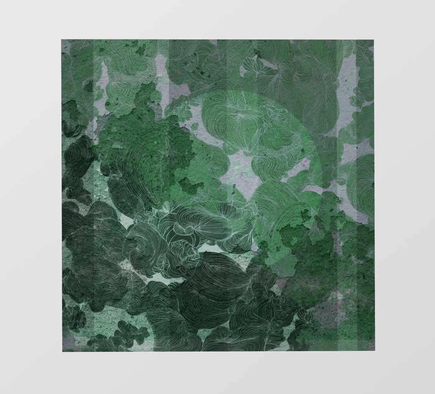 green fotobehang van Giulio Iurissevich