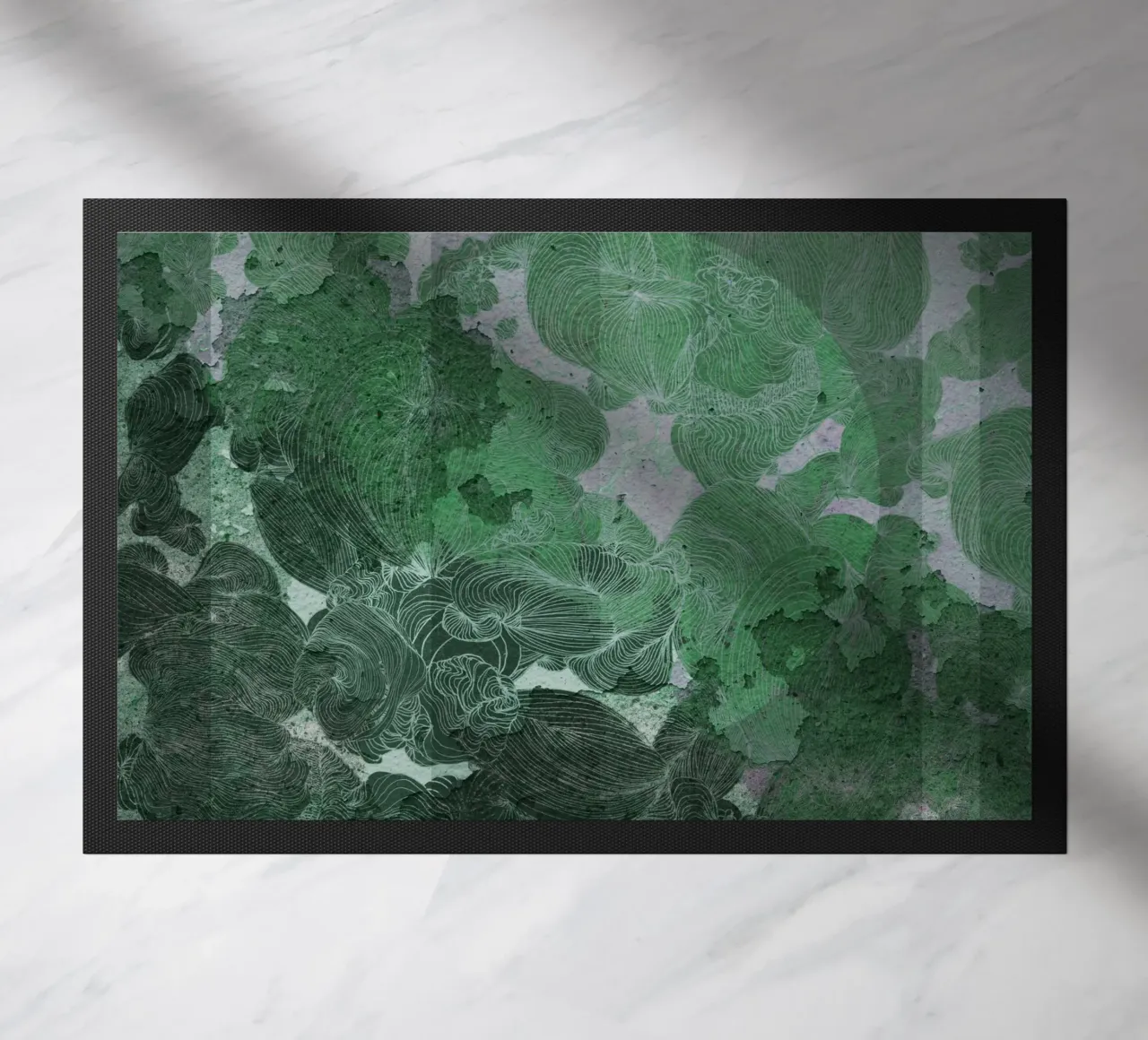 green deurmat van Giulio Iurissevich