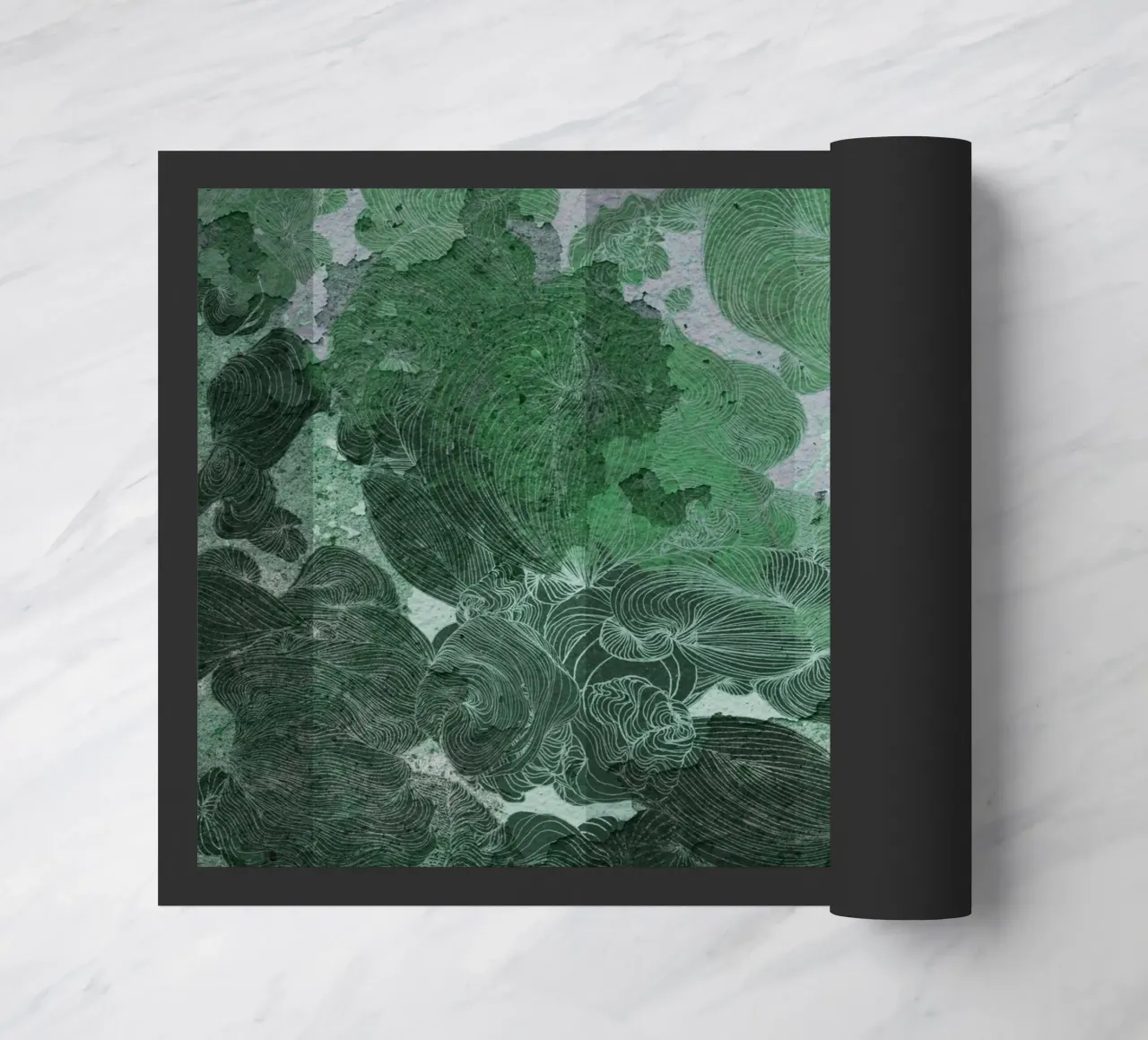 green deurmat van Giulio Iurissevich