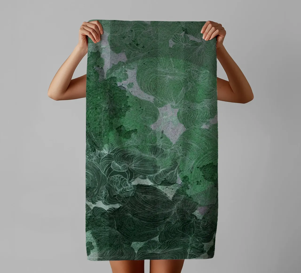 green serviette de bain de Giulio Iurissevich