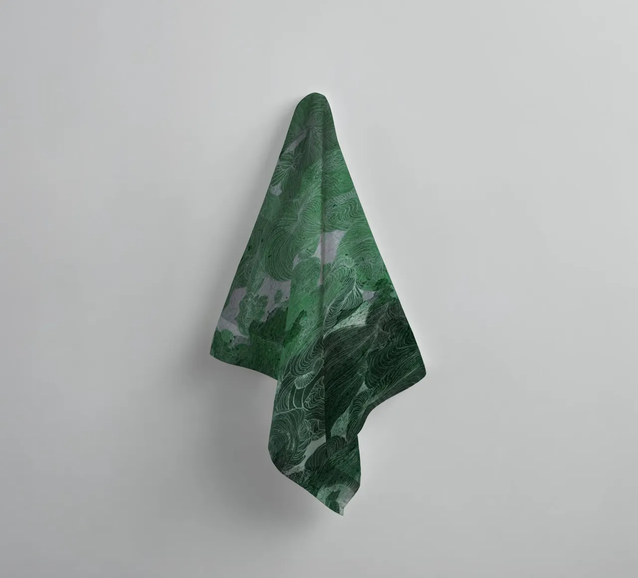 green towel by Giulio Iurissevich