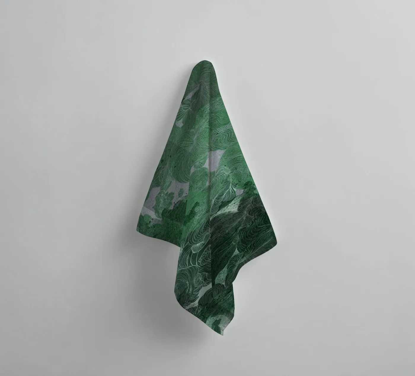green badhanddoek van Giulio Iurissevich