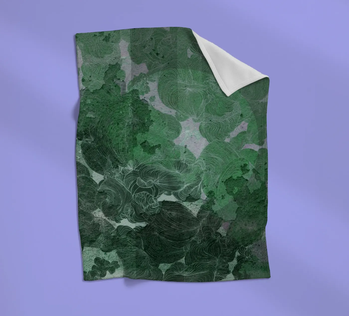 green Fleecedecke von Giulio Iurissevich