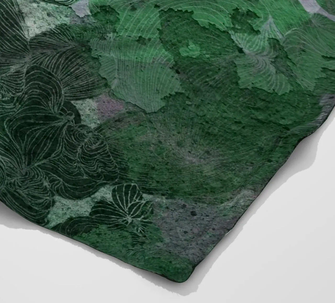 green fleece blanket by Giulio Iurissevich