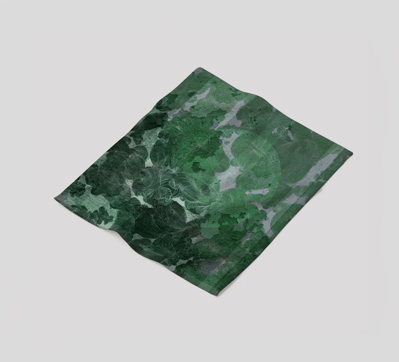 green fleece blanket by Giulio Iurissevich