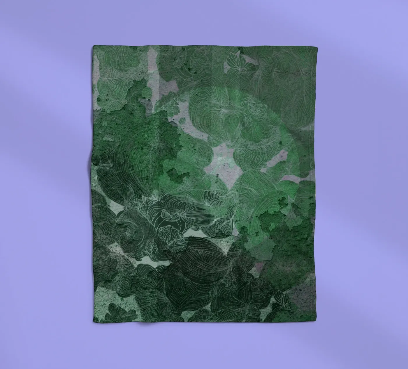 green Fleecedecke von Giulio Iurissevich