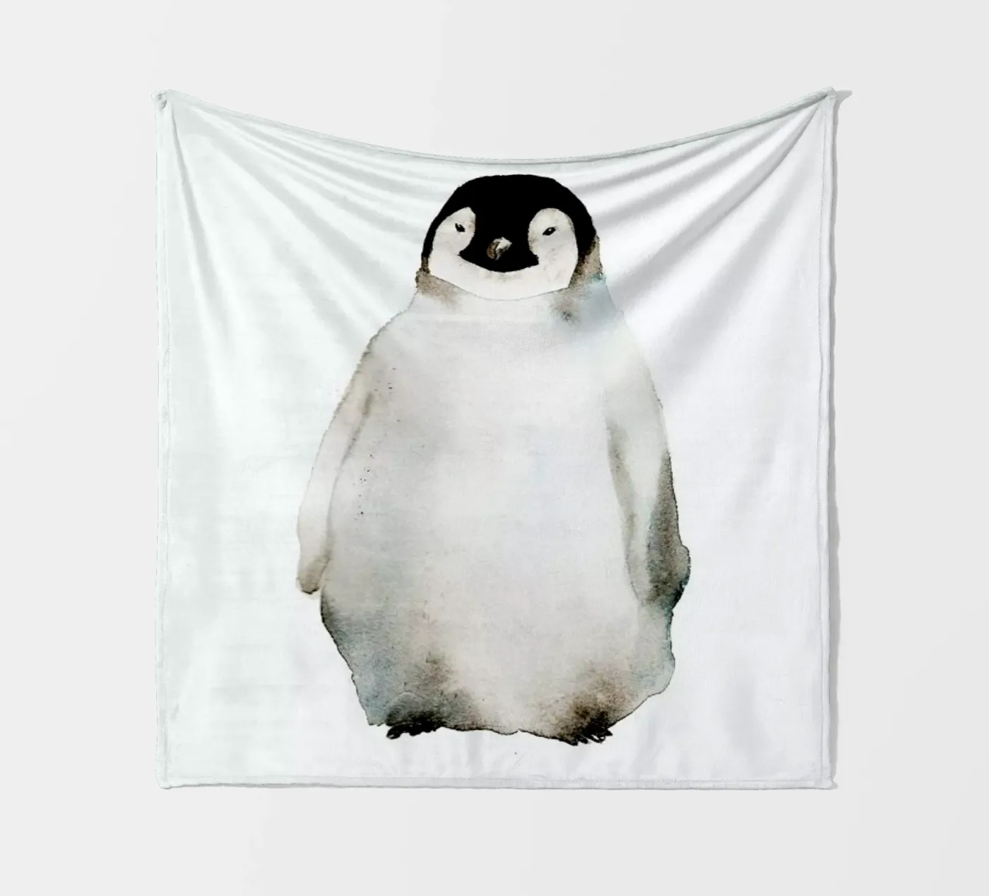 Penguin fleecedeken van Larissa van der Laan