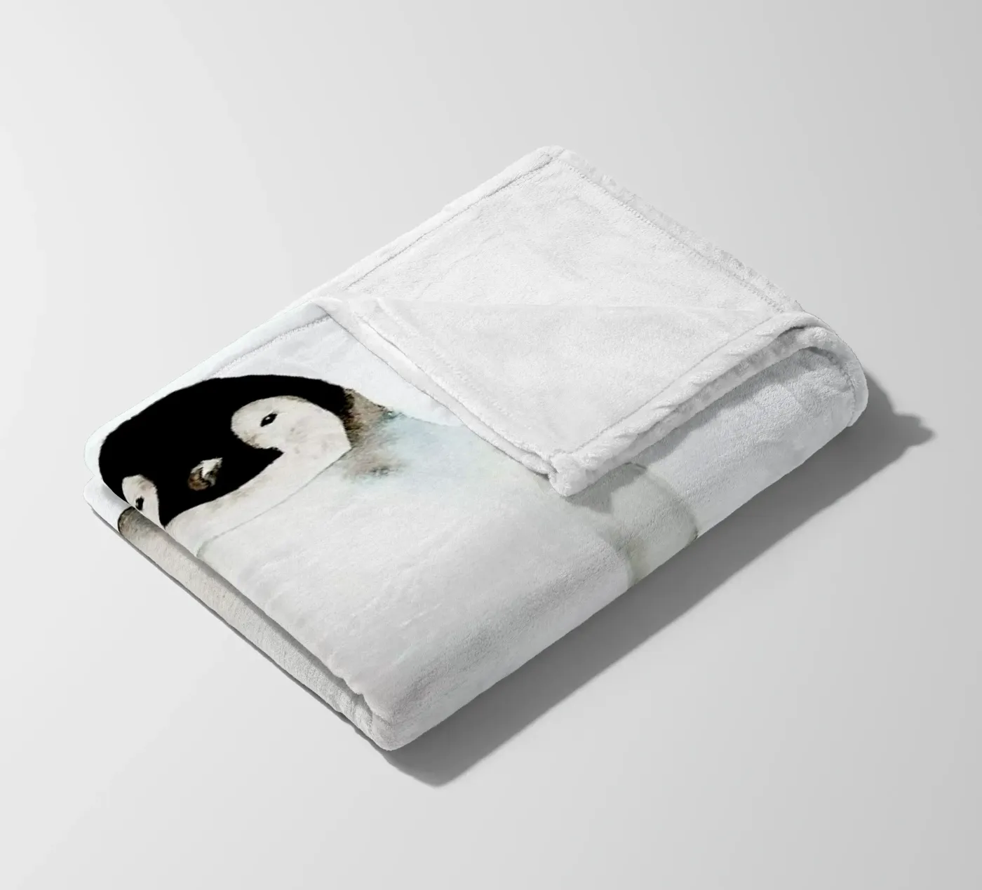 Penguin fleecedeken van Larissa van der Laan