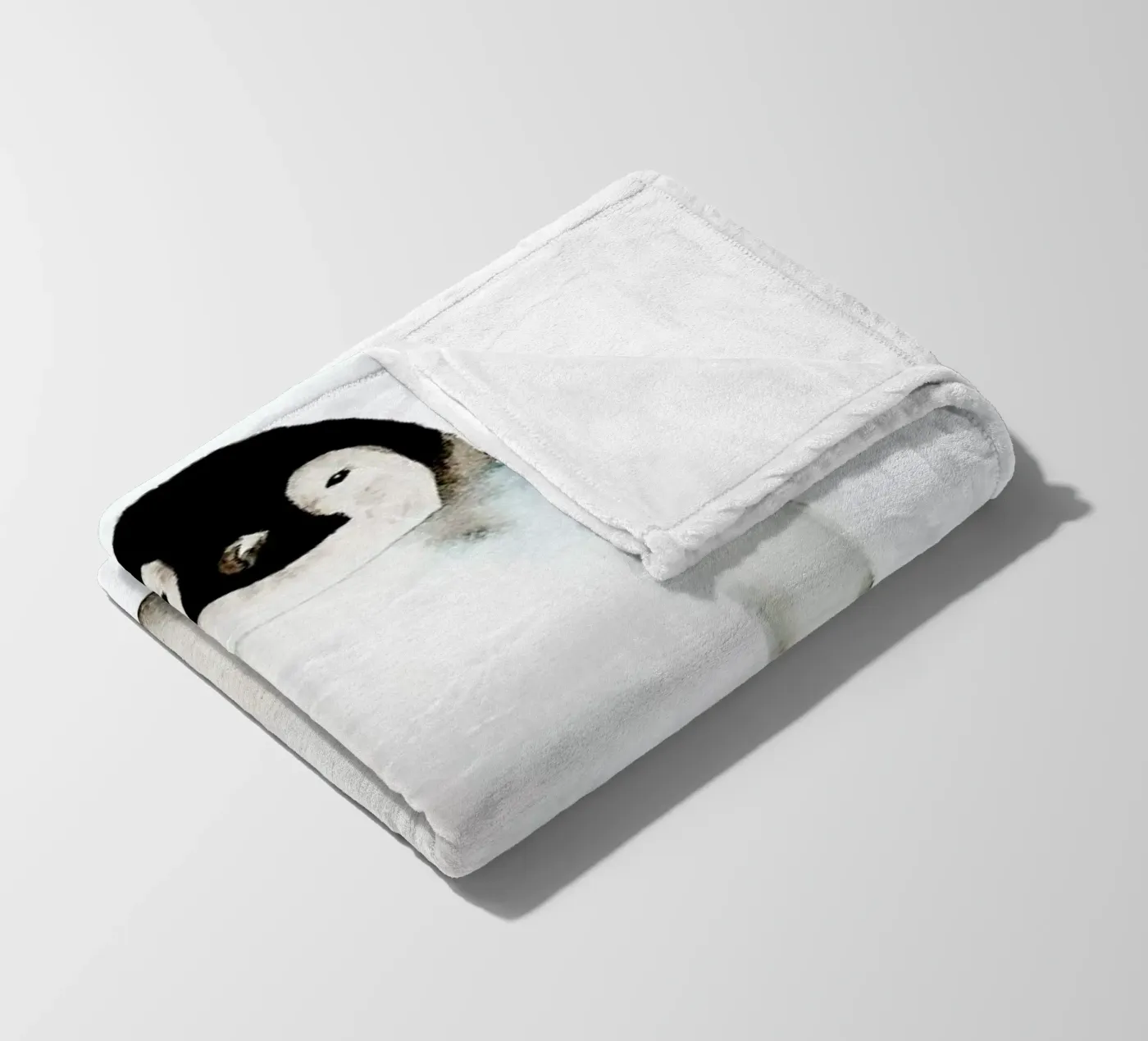 Penguin fleecedeken van Larissa van der Laan