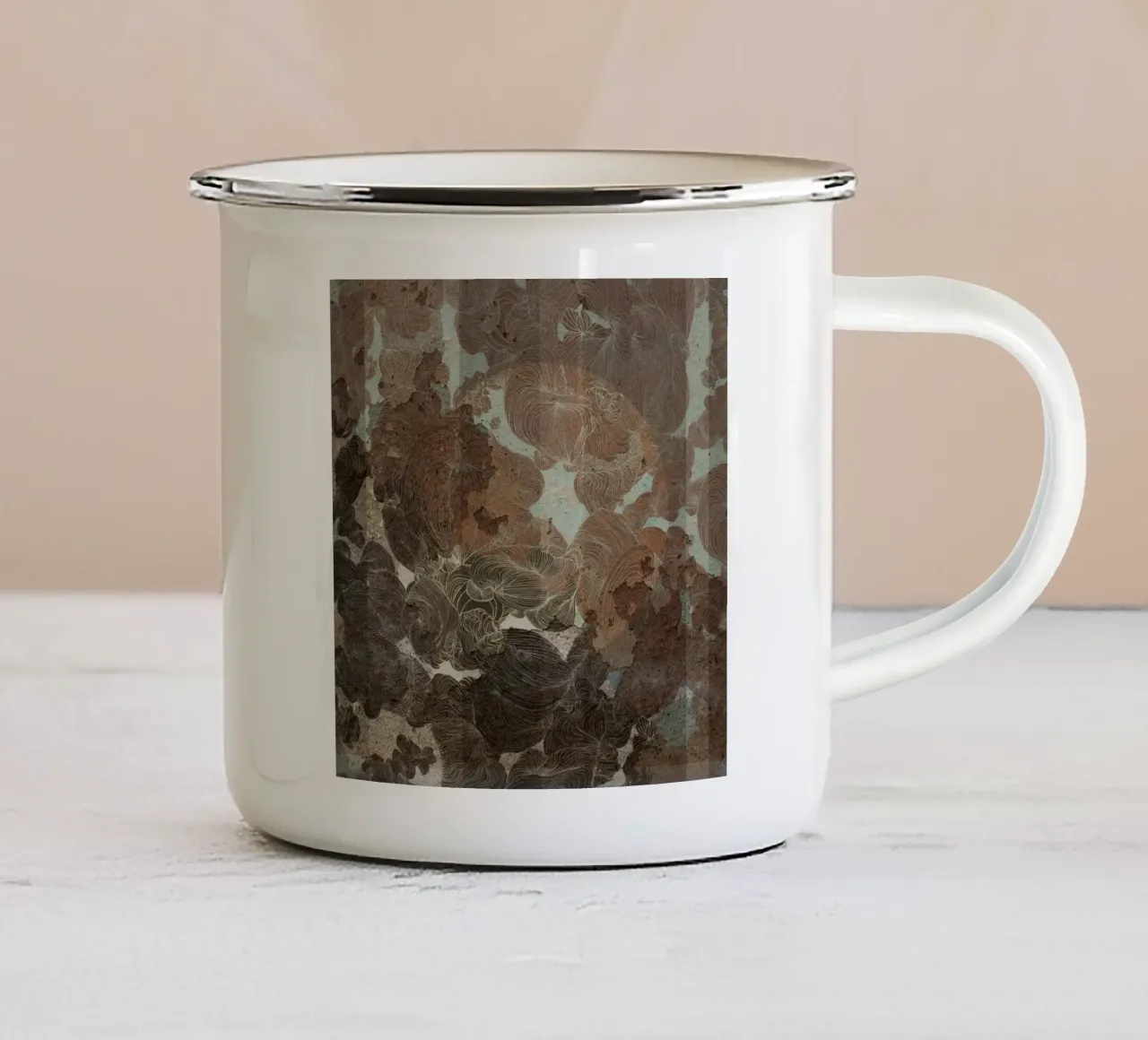 pond1 enamel mug by Giulio Iurissevich