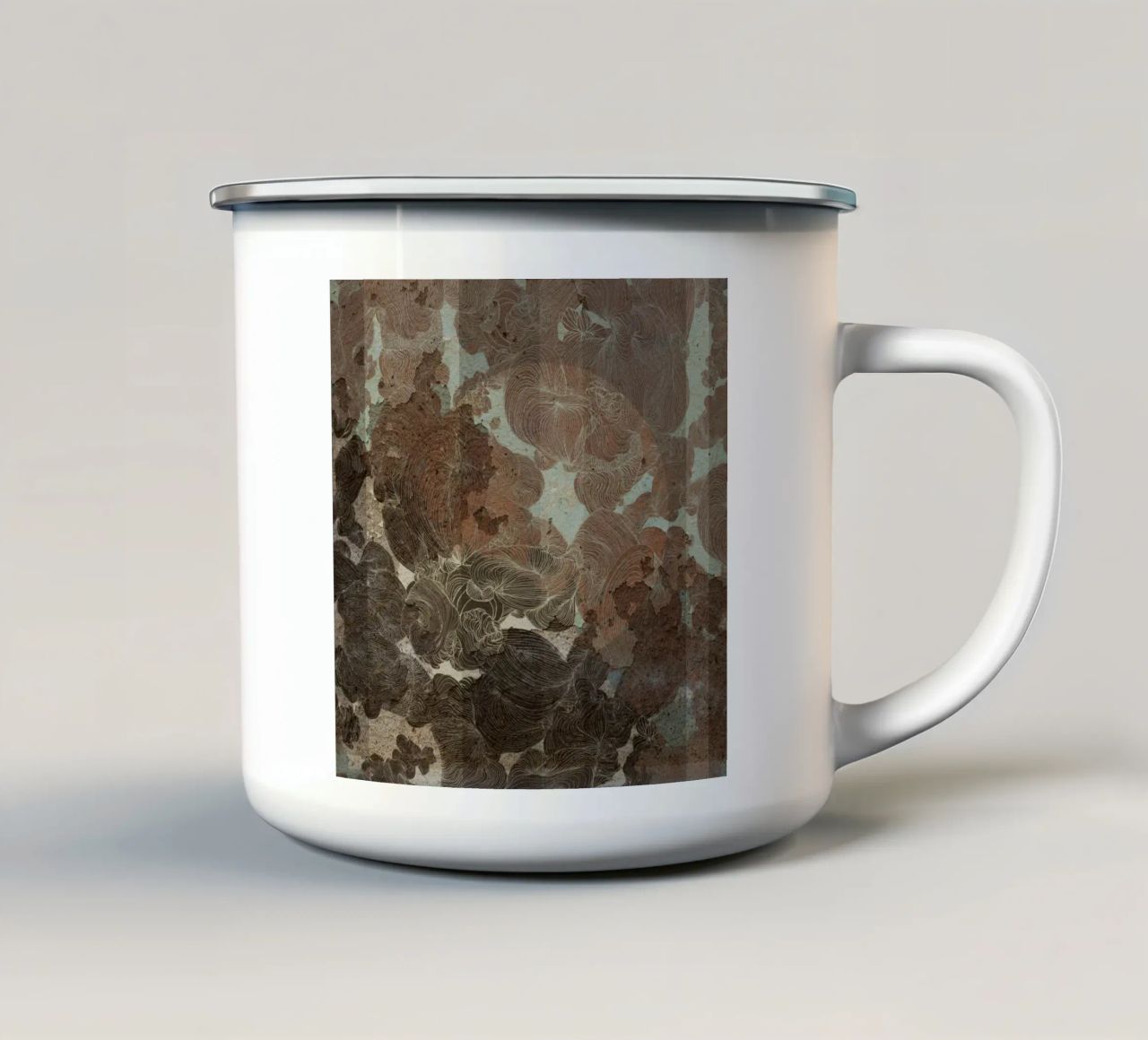 stagno1 tazza in smalto da Giulio Iurissevich
