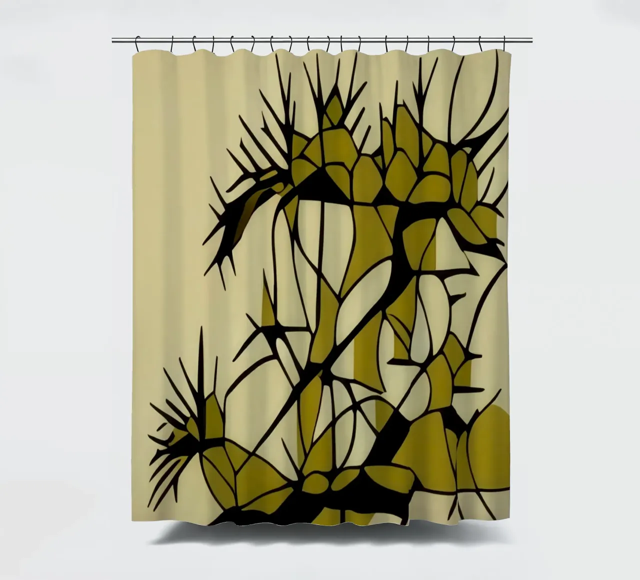 Nature_Plants_1 shower curtain by Abstract Art by LK