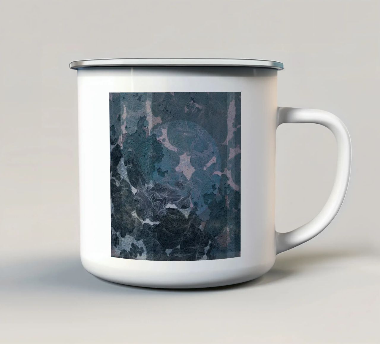 mare2... tazza in smalto da Giulio Iurissevich
