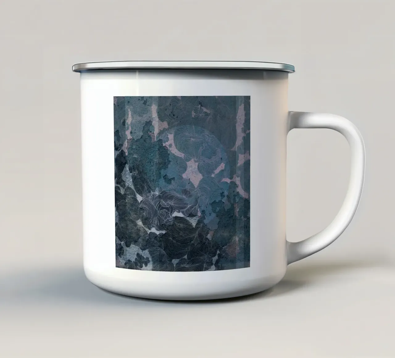 mare2... taza de esmalte de Giulio Iurissevich