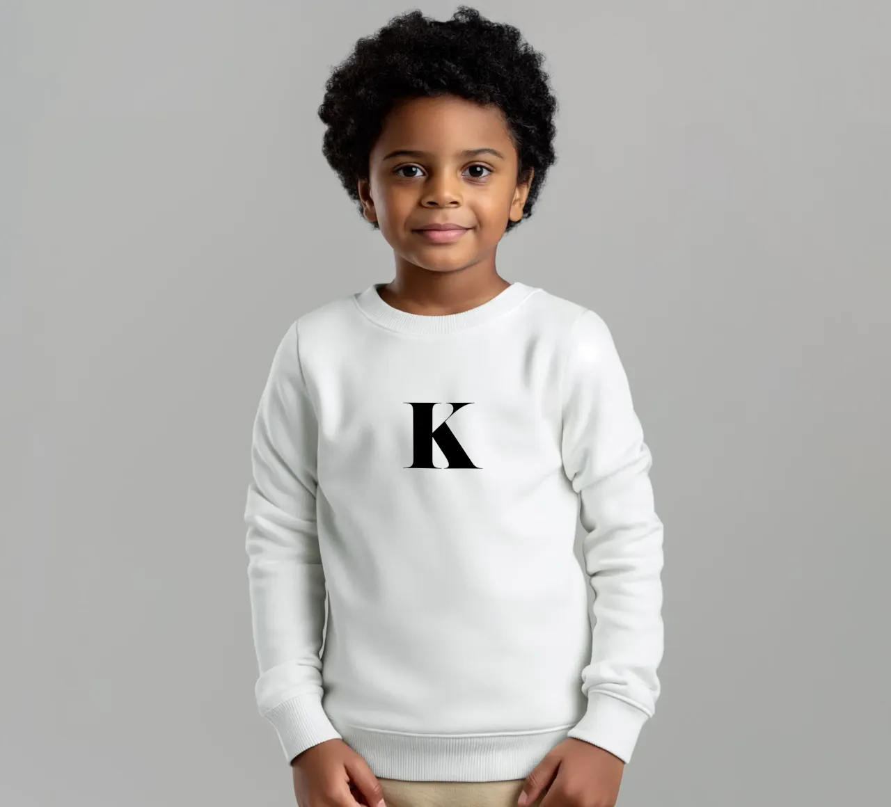 K felpa bambino da Mottos by Sinan Saydik