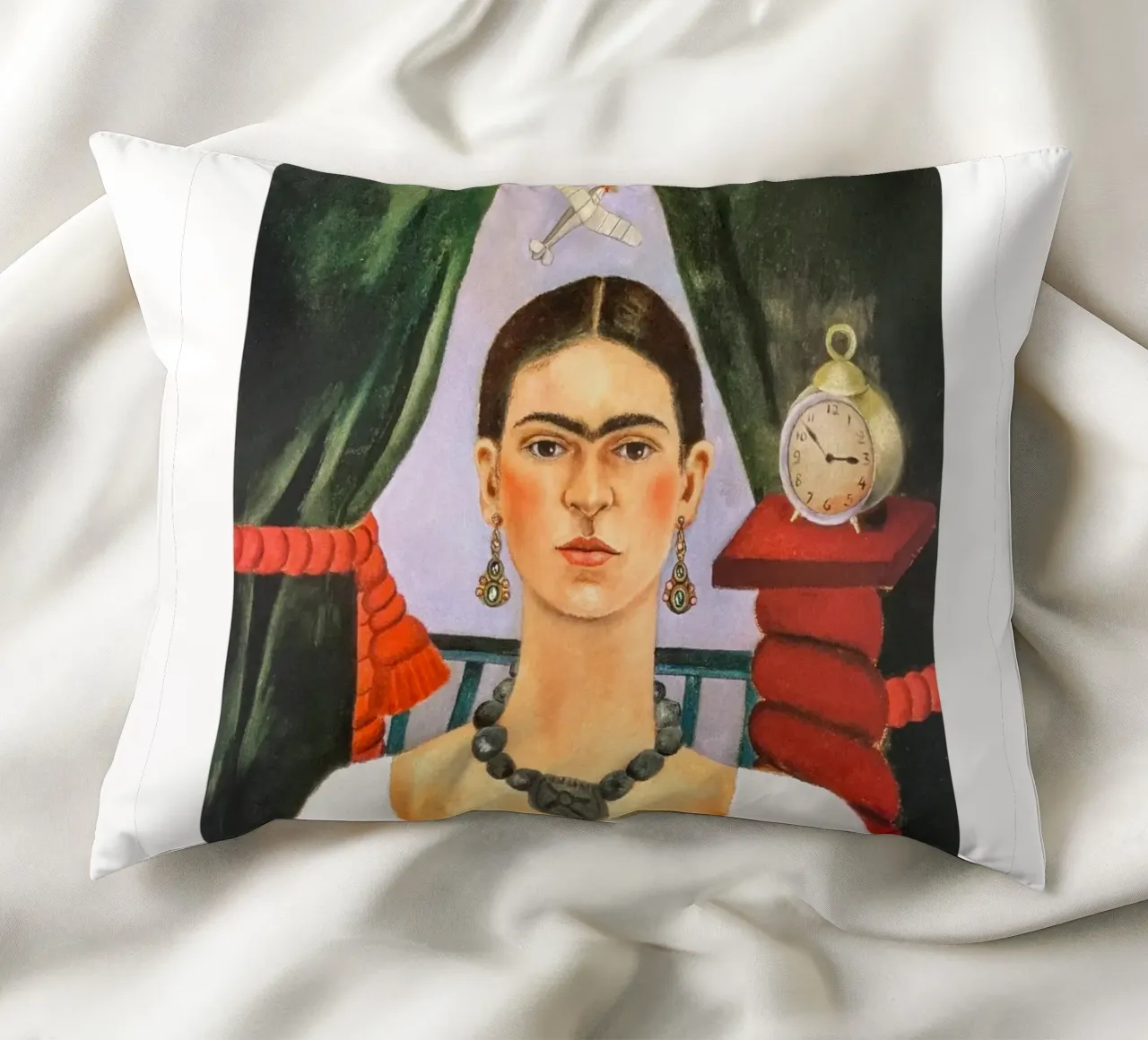 Frida, il tempo vola cuscino da Carinaprint