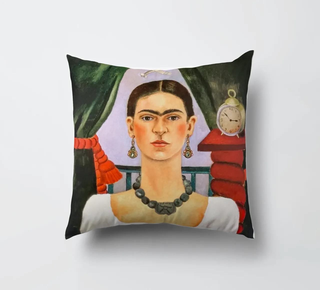 Frida, il tempo vola cuscino da Carinaprint