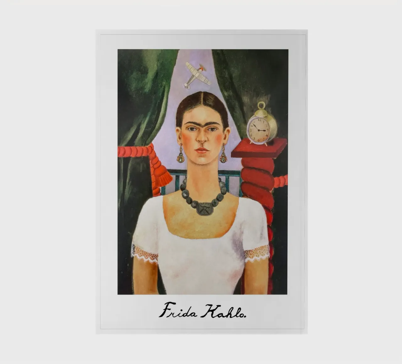 Frida, time flies notebook by Carinaprint