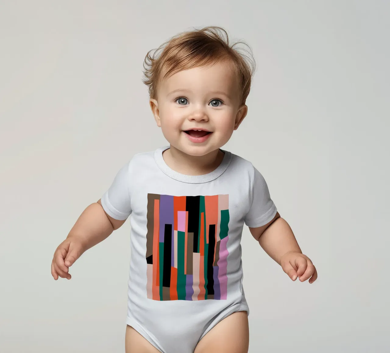 Rhythms of Color body neonato maniche corte da susanapaz