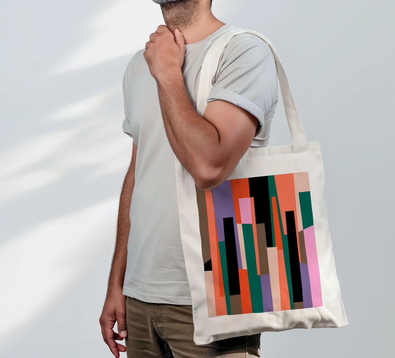 Rhythms of Color borsa in juta da susanapaz