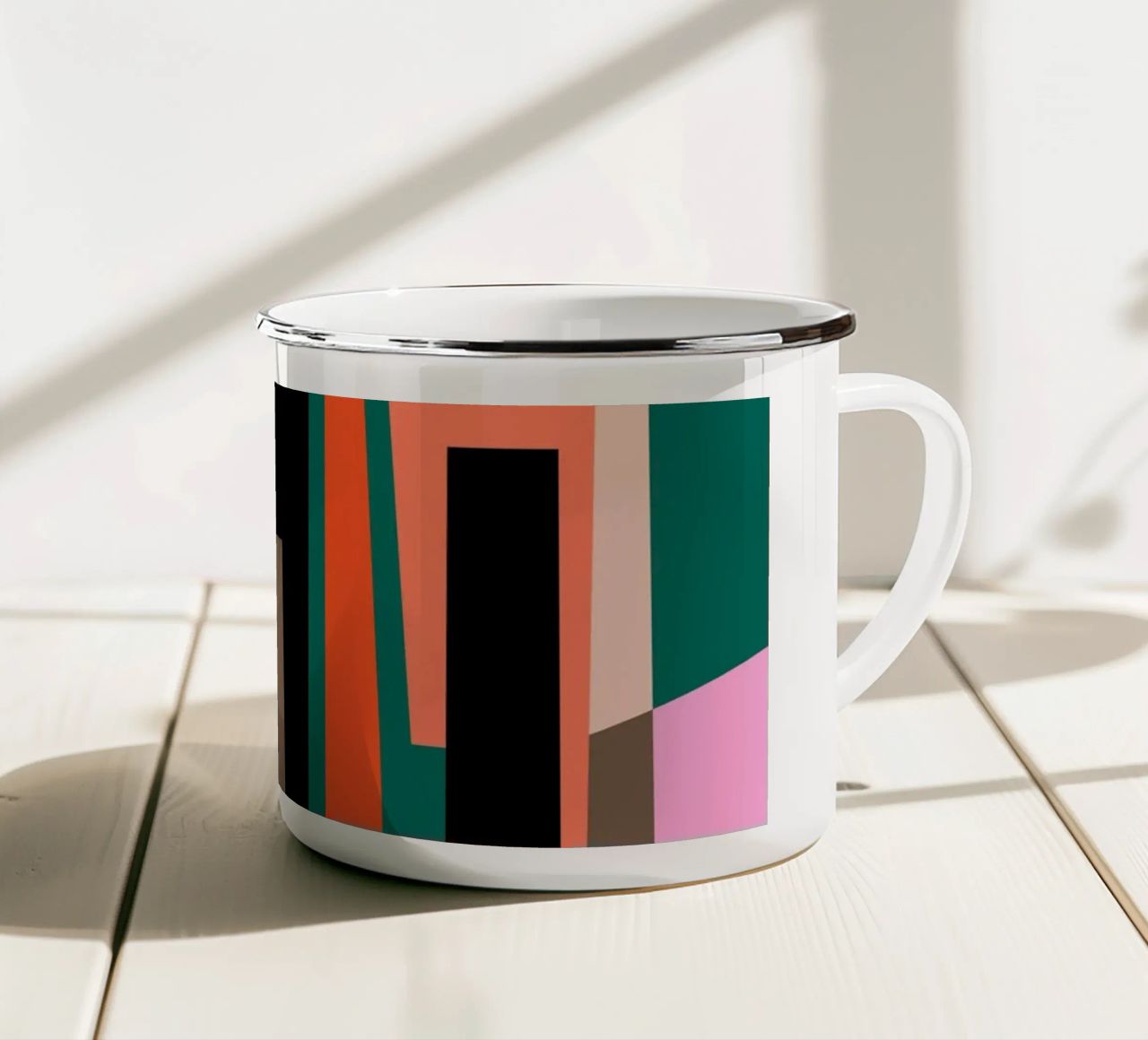 Rhythms of Color tazza in smalto da susanapaz