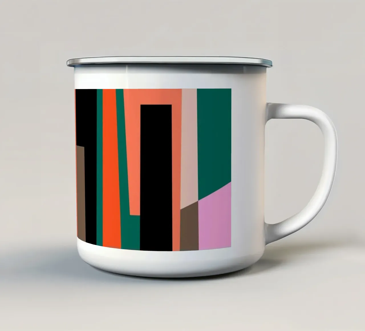 Rhythms of Color mug en émail de susanapaz