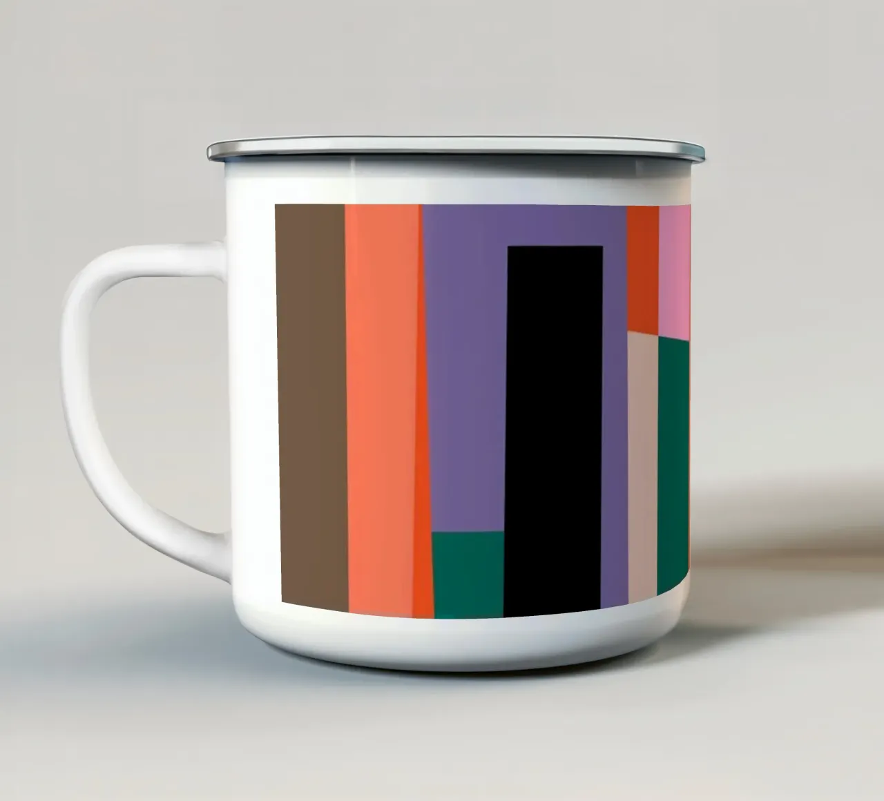 Rhythms of Color mug en émail de susanapaz
