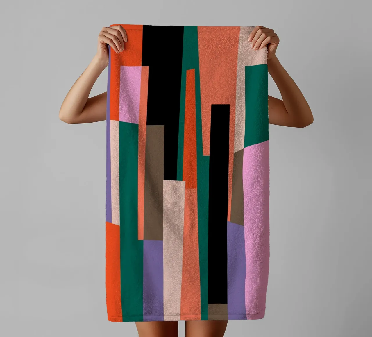 Rhythms of Color towel by susanapaz